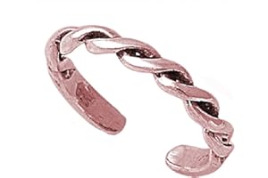 CloseoutWarehouse Sterling Silver Coil Design Knuckle/Toe Ring (Color Options)