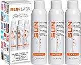 Spray Tan Micro Mist Self Tanner - Dark 3-Pack (6 oz each) - Natural Sunless Airbrush , Body and Face for Bronzing and Golden Tan - Very Dark Sunless Bronzer Flawless Fake Tanning Airbrush