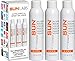 Spray Tan Micro Mist Self Tanner - Dark 3-Pack (6 oz each) - Natural Sunless Airbrush , Body and Face for Bronzing and Golden Tan - Very Dark Sunless Bronzer Flawless Fake Tanning Airbrush