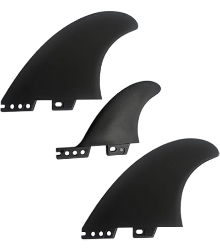 Amazon.com : FCS MR-TFX Tri Fin Surfboard Fin Set - Green : Sports