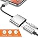 Lighting Headphone Jack Adapter Dongle for iPhone 7/7Plus 8/8Plus X 10 Aux Audio to 3.5mm Lightning Splitter Adaptor Charge+Earphone+Volume Converter ControlAccessories Charging Cable Support iOS 11.3
