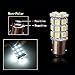 YITAMOTOR BA15D 5050 27-SMD LED Super White Car Marine Boat RV Camper Light 1142 1076 (Pack of 2)