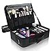 Primalour Large Makeup Train Case - Professional Travel Makeup Bag for Women - Cosmetic Makeup Case with Brush Holders, Dividers, and Toiletries Storage - Easy to Carry, Heavy Duty and Waterproof