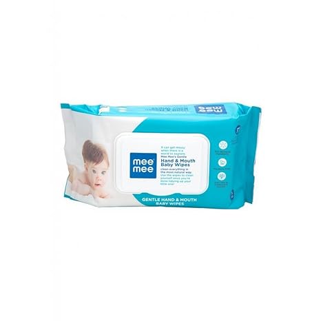 Mee Mee Gentle Baby Wipes (Hand & Mouth, 1 Pack, 72 Pieces)