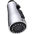 Angle Simple Kitchen Faucet Head, Sink Faucet Sprayer Replacement Parts, Stream Spray and Pause Mode, Chrome