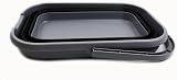 SAMMART 12L Collapsible Rectangular Handy Basket Grey Black view 2