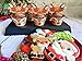 Funky Fledgling Christmas Reindeer Rudolph Cupcake Wrappers and Toppers - 24 Set - Gold, Disposable - Perfect for Birthday, Christmas, Parties, School Occasions