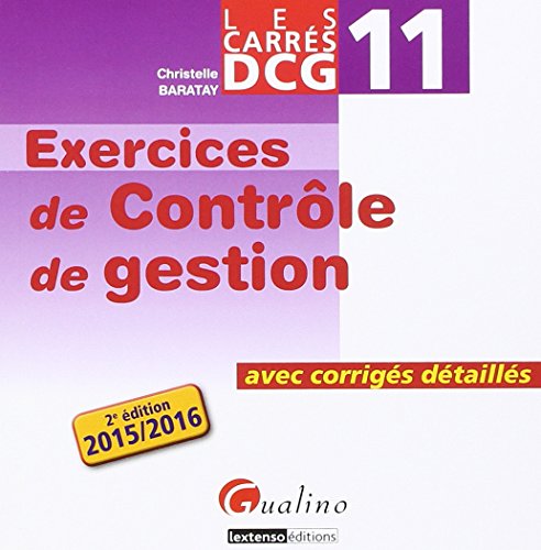Exercices de contrôle de gestion
