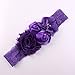 Ever Fairy Chiffon Lace Flower Baby Girls Turban Headband Head Wrap With Pearl