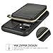 ZVE Wallet Case for iPhone 11, Zipper Phone Case with Credit Card Holder Slot Wrist Strap Handbag Purse Protective Case for iPhone 11 6.1