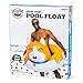 BigMouth Inc. Corgi Pool Float, Thick Vinyl Raft, Holds 200 Pounds and Includes Patch Kit 48: x 48