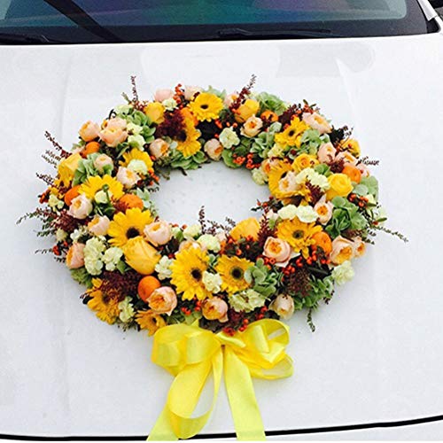 BUYGOO 10 Pcs Flower Arrangement Kit, Floral Foam Green Round Wet Foam Block for Flower Arranging Props, Wedding Party Decoration, Table Ornament, Florist Supplies - Thumbnail 5