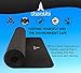 Shantihi Yoga Mat Black - Thick Eco Friendly Premium TPE Yoga Mat. Non Slip, Reversible, Durable Exercise Pilates Mat.