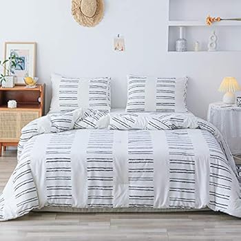 Amazon.com: ATsense Queen Comforter Set, 3-Piece 100% Cotton Fabric, Soft Microfiber Overfilled Amazon.com: ATsense Queen Comforter Set, 3-Piece 100% Cotton Fabric, Soft Microfiber Overfilled