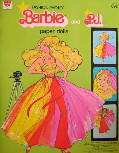 Amazon Com Fashion Photo Barbie And P J Paper Dolls 1978
