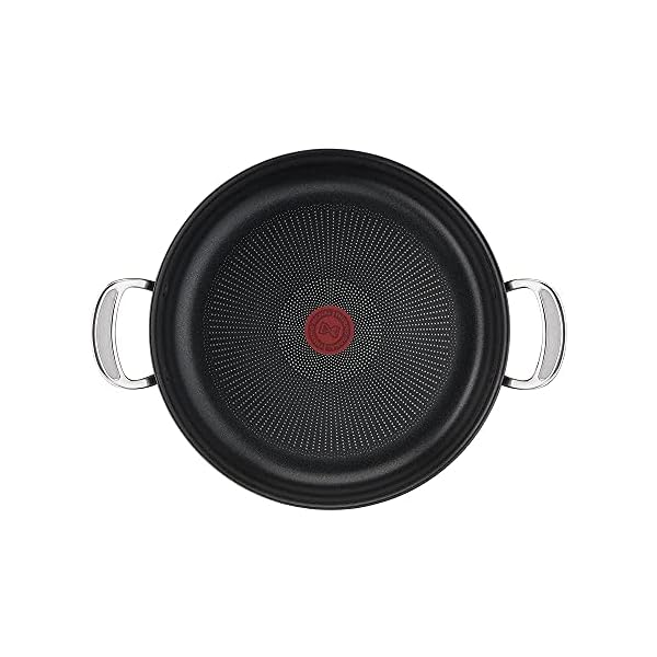 Tefal Jamie Oliver Cook's Classics All in One Pan, Non-Stick, Oven-Safe, Induction, Glass Lid, Riveted Handle, Hard…