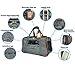 Mr. Peanut's Airline Approved Soft Sided Pet Carrier, Luxury Travel Tote with Premium Self Locking Zippers, Plush Faux Fleece Bedding with a Sturdy Plywood Base, 18LX10.5WX11 H (Twilight Gray)