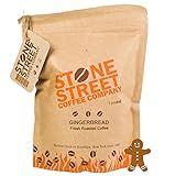 GOURMET HOLIDAY GINGERBREAD Flavored Ground Coffee | 1 LB Bag | Freshly Roasted 100% Colombian Arabica & Festive Ginger & Spice Christmas Cookie Flavo