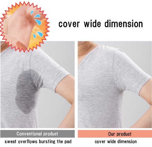 New Sweat Pad Antiperspirant Underarm Armpit Guard Sheet Shield Bra Absorb Nice Made in Japan