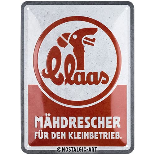 Nostalgic-Art Claas Mähdrescher Vintage Metal Sign 15 x 20 cm