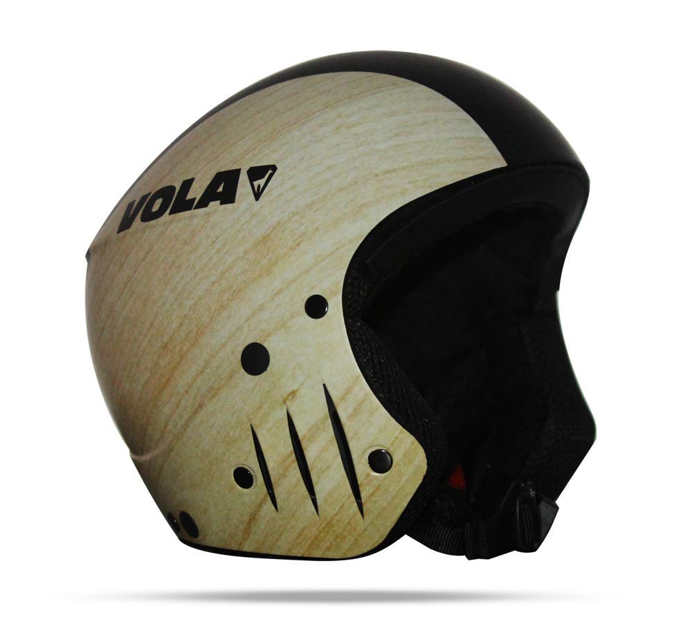 Vola FIS Timber TXXS Unisex Adult Helmet, Black and Taupe, XXS