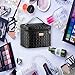 DRQ Large Cosmetic bags-Multifunction Portable Travel Toiletry Bag Cosmetic Makeup bags with Mirror for Women Skincare Cosmetic Pouch Organizer
