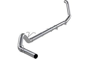 MBRP S6200PLM 4 Inch Aluminized Steel Turbo-Back Exhaust System, Fits Ford F-250/F-350 1999-2003 with Single Side Exit, 7.3L 