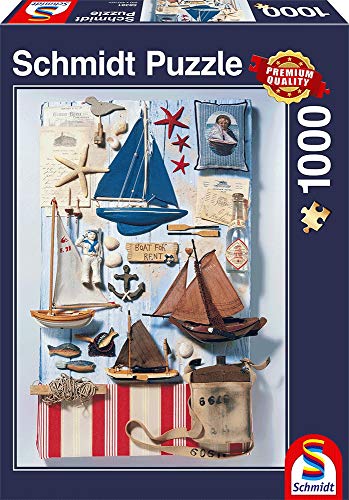 Schmidt Spiele Puzzle 58381 Maritimes Potpourri, 1000 Teile Puzzle, bunt