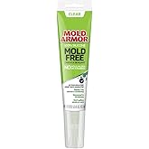 MOLD ARMOR 100% Silicone Mold Free Caulk & Sealant (Clear), 5.5 Oz.