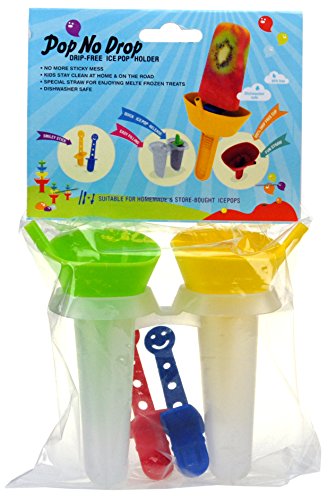 Pop No Drop Drip-Free Ice Pop Molds and Holders