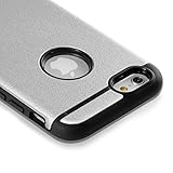 iPhone 6S Plus Case, technext020 Armor Case for Silver Tough iPhone 6S Plus Slim Hybrid Dual Layer Shockproof Plastic Silicone Hard Protective Cover for Apple iPhone 6 6S Plus Strengthened Bumper