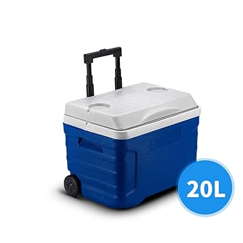 Nevera De Acampada con El Rodillo,portátil Caja De Cofre De Hielo ...