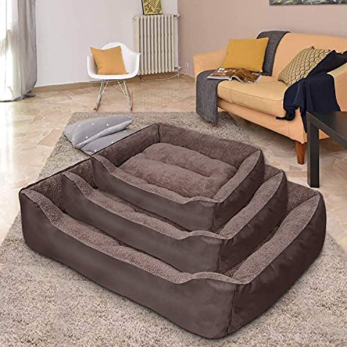 CLOUDZONE Dog Bed Machine Washable Rectangle Breathable Soft Cotton