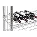 Seville Classics NSF Listed 72-Bottle 3-Shelf Stackable Wine Rack