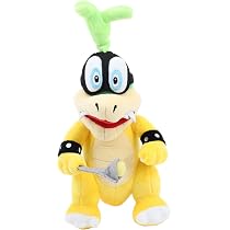 Lemmy Koopa Plush Toy - 9 Inch Super Mario Bros Soft Stuffed Animal Figure - Perfect Gaming Collectible
