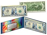 SILVER DIAMOND CRACKLE HOLOGRAM Legal Tender US $1 Bill Currency Limited Edition