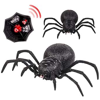 Amazon.com: Remote Control Spider Scary Wolf Spider Robot ...