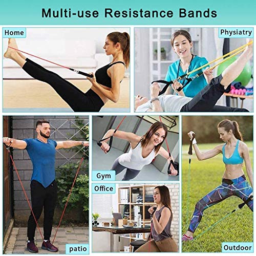 EMOCCI-Resistance-Bands-Set-with-HandleFabric-Exercise-Band-Door-Anchor-Weight-Training-Stretching-Strap-for-Women-Men-Home-Fitness-Yoga-Gym-Workout-Equipment-with-Carry-Bag12pcs150-LB