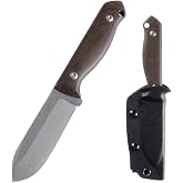 JEABROTHER Made of 14C28N steel, this blade serves as a multi-purpose cutting tool for field work and daily household use.