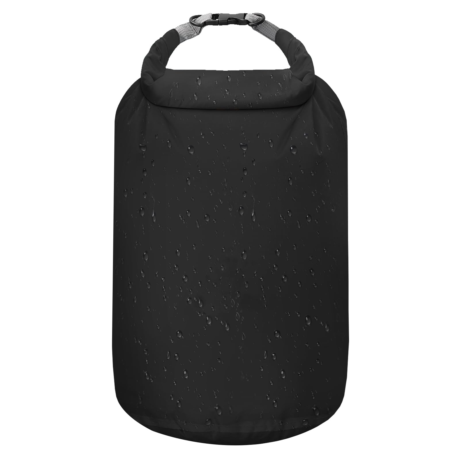 Desoto Waterproof Dry Bag Rucksack Beach Bag Superb Waterproof Bags for Water Sports Boating Canoeing Rafting Camping,Compression Bags for Daily Storage (Black, 5L)