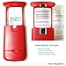 EasY Magnifier Small Pocket Magnifying Glass 3X with LED Light for Reading; Lighted Hand Held Coin Loupe; Mini Magnify Lens; Gifts for Seniors