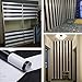 SimpleLife4U Black and White Stripe Self-Adhesive Shelf Liner Contact Paper 17.7 Inch By 9.8 Feet