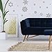 RoomMates RMK1413SCS Glitter Snowflakes Peel and Stick Wall Decals