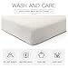 CHUN YI Stretch Couch Cushion Covers, RV Seat Cushion Covers, Individual Sofa Cushion Covers, Soft Chair Sofa Seat Cushion Slipcover with Elastic Bottom Jacquard Fabric (Medium, Cream White)