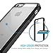 iPhone SE Case, Trianium [Clear Cushion] iPhone 5S Case Protective Clear TPU Bumper For iPhone SE & iPhone 5S 5 [Scratch Resistant] Seamless integrated Shock-Absorbing Cover Hard Back Panel- Jet Black
