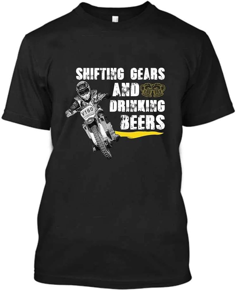 Shifting Gears and Drinking Beers Funny Beer Lover Gift T