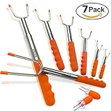 Premium Marshmallow Roasting Sticks: Set Of 7 Extra-Long 45