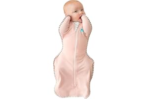 Love to Dream Swaddle UP Self-Soothing Sleep Sack 8-13 lbs., Dramatically Better Sleep, Snug Fit Calms Startle Reflex, 1.0 TOG, Dusty Pink, Small