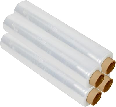 TPZ The Packaging Zone Multi Use Pallet Wrap 400mm x 250m 4 Rolls