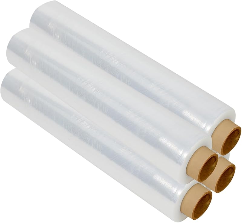 TPZ The Packaging Zone Multi Use Pallet Wrap 400mm x 250m 4 Rolls
